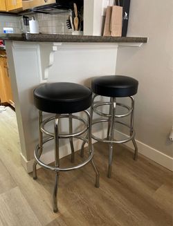 Two Bar Height Stools - Commercial Grade