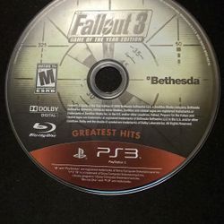 Fallout 3 Game Of The Year Ps3