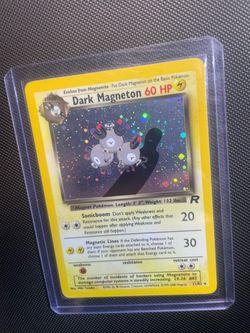 Pokémon Cards Dark Magneton Tram Rocket
