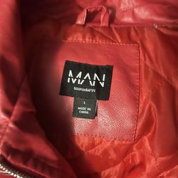 Red Bomber Jacket