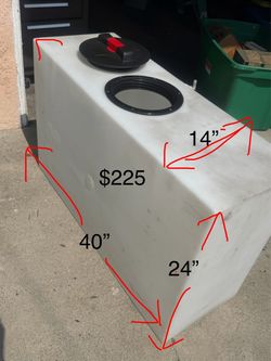 50 gallons water tank
