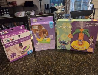 Dog Treat Maze, Flip Game And Wster Sprinkler