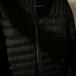Black Tommy Hillfiger Puffer