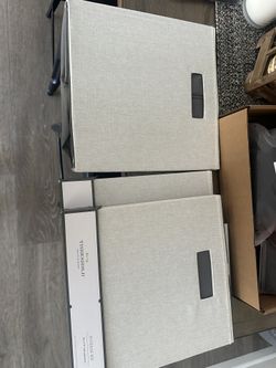 3 NEW 13x13 Cube Storage Bins