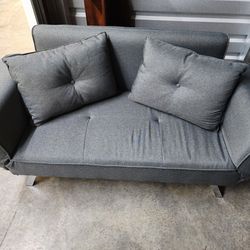 Small Couch-Serta Dream Convertible Tufted Sleeper Sofa- Like New Condition