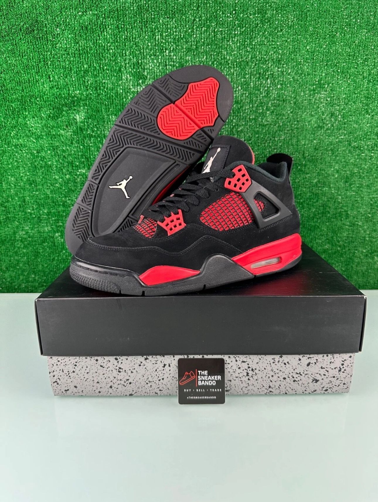 Size 9 - Jordan 4 Retro Mid Red Thunder