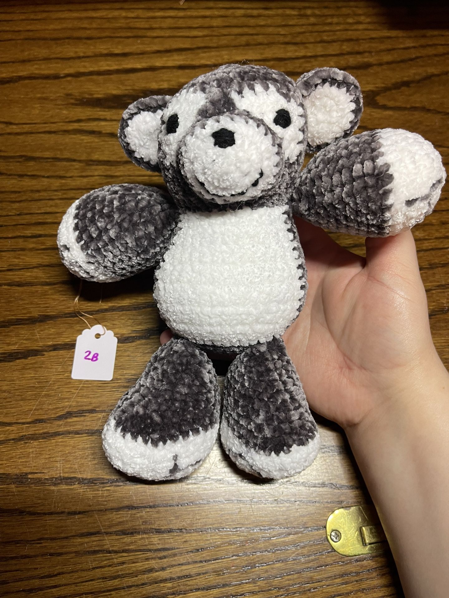 Handmade Crocheted Teddy Bear Stuffed Animal #2