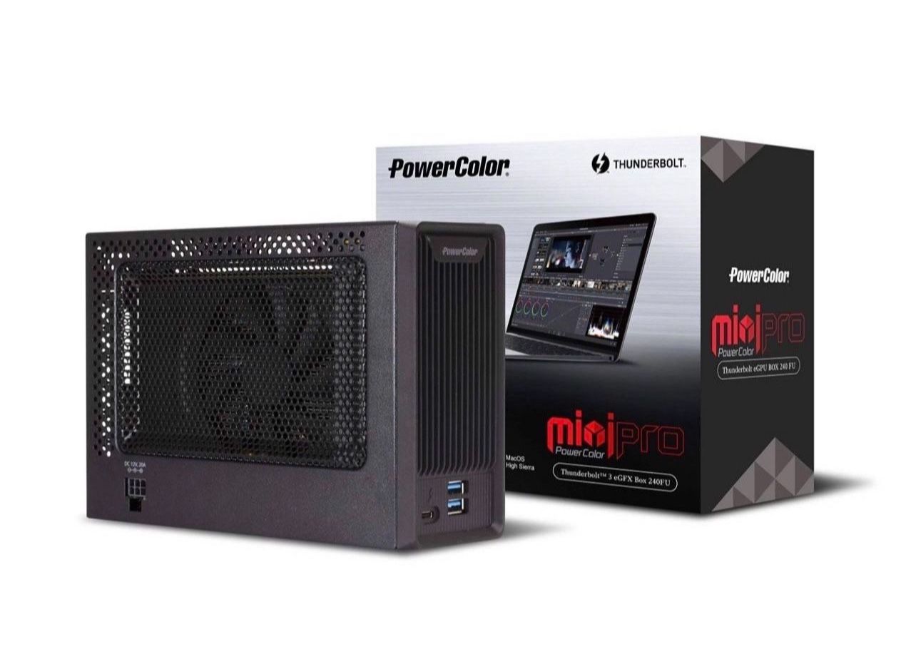 POWERCOLOR MINI PRO eGFX W/ RADEON RX570 GRAPHICS CARD