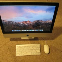 Imac 21.5 Inch With Bluetooth Keyboard And Mouse

