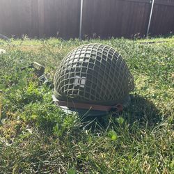 WW2 Style Made Full Steel Helmet (OneSizeFitsAll)