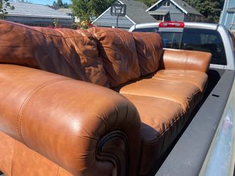 Leather couch