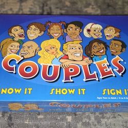 Couples - Know It Show It Sign It Board & Card Game, Brand New & Factory Sealed!