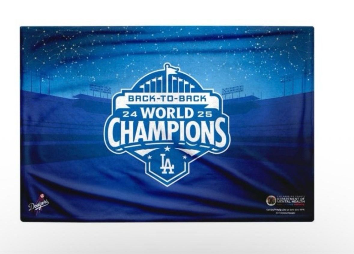 Dodgers Mental Health Awareness Night Blanket - SGA 5/8/2026