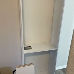 FREE White Bookcase Must Pick Up Today 