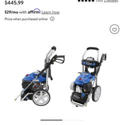 Pressure Washer, Weed Eaters, Leaf Blowers, Planting Bucket 