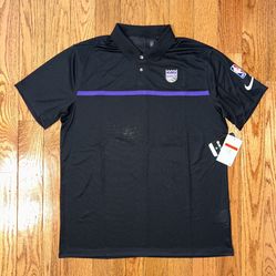 Sacramento Kings Nike Dri-Fit Polo Shirt Size Large NEW