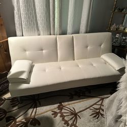White Click Clack Sofa Bed