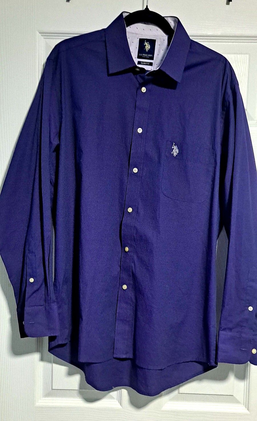 U.S. POLO ASSN. Mens LG Long Sleeve Button Down Shirt