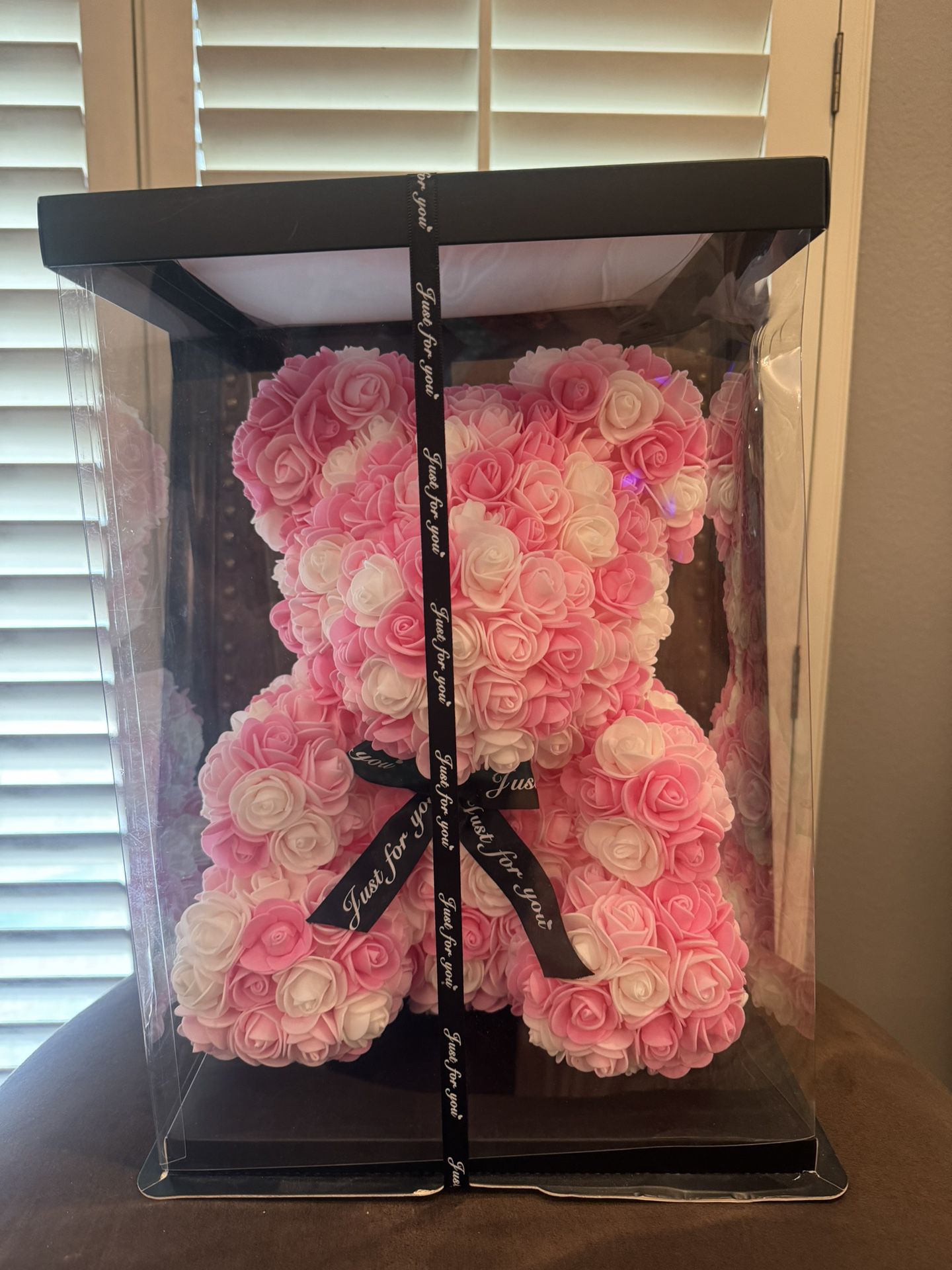 Large Rose Teddy Bear 