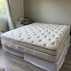 California King Mattress, Two Twin Box Springs 