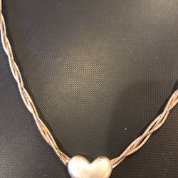 Sterling Silver Heart Necklace
