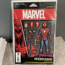 Spider-Man #1 (Marvel Comics, 2022) Action Figure Variant Cover