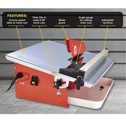 Chicago Electric 7" portable wet/dry Tile Saw