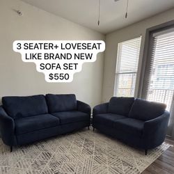 new slightly used sofa set