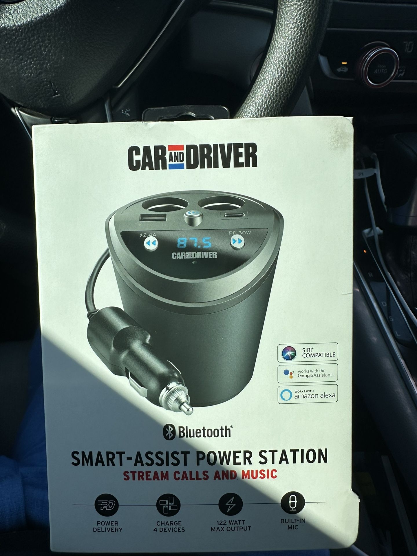 smart assist power station and fm transmitter