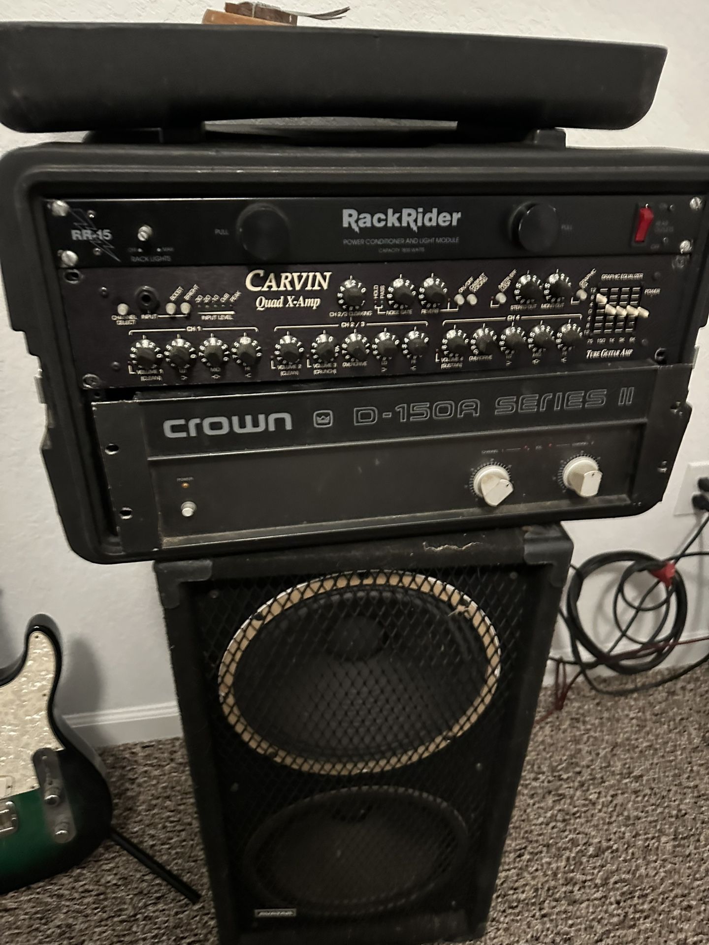 Custom Carvin Pre Amp And Crown Guitar Amp
