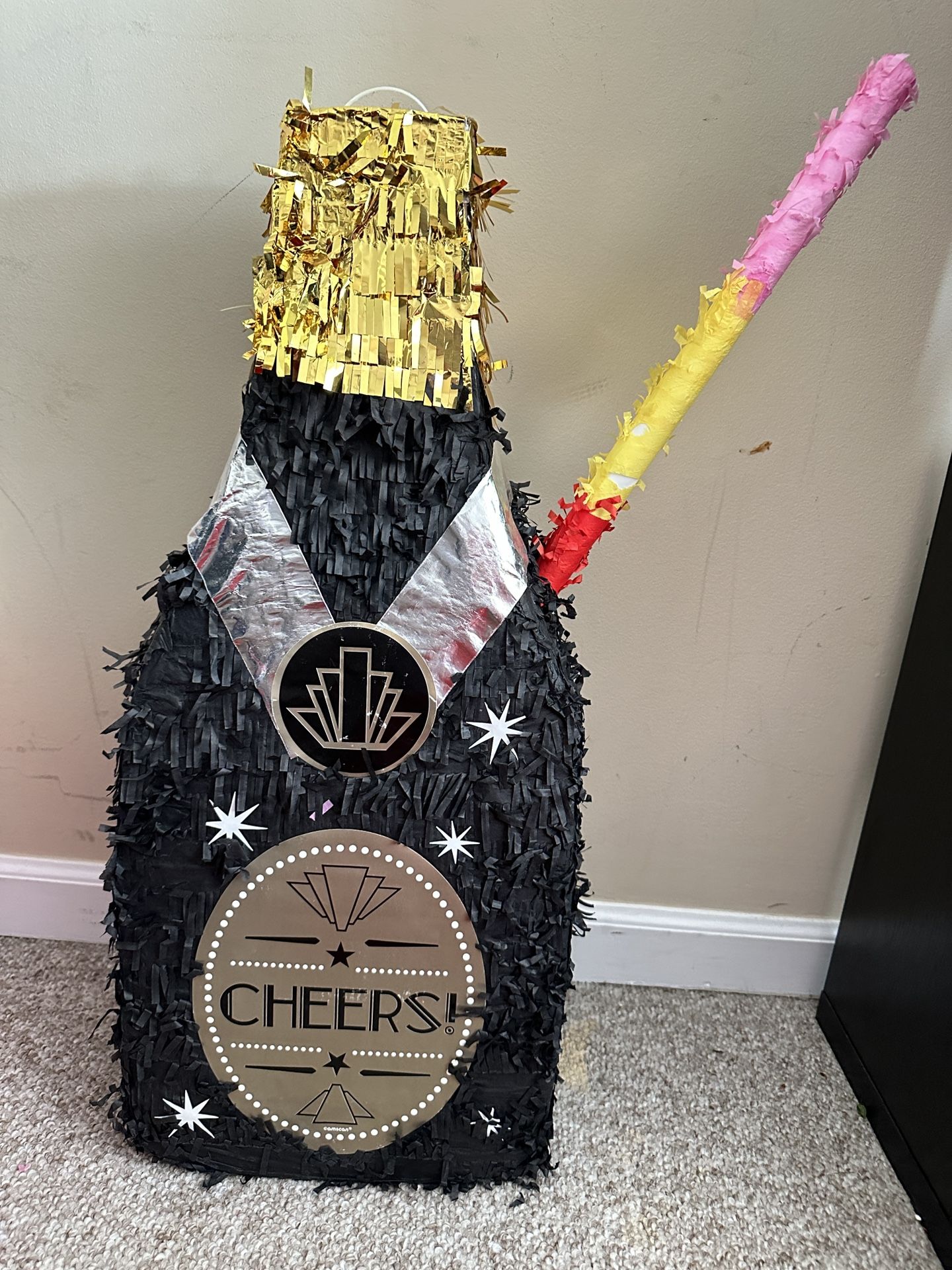 Champagne Shaped Piñata 