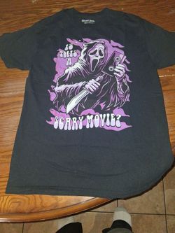 Ghost Face Scream Horror Graphic T-Shirt