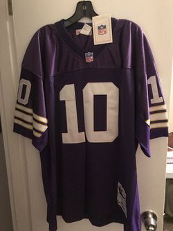 NFL Jersey - mitchell and ness fran tarkenton jersey for Sale in ...