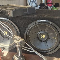 Speaker And Amplifier.