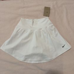 Nike Women’s Dri-FIT Tennis Skirt Skort – White – Size Small – New with Tags