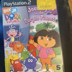 Dora The Explorer Journey To The Purple Planet Ps2 CIB