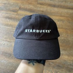 Black Starbucks Adjustable Hat