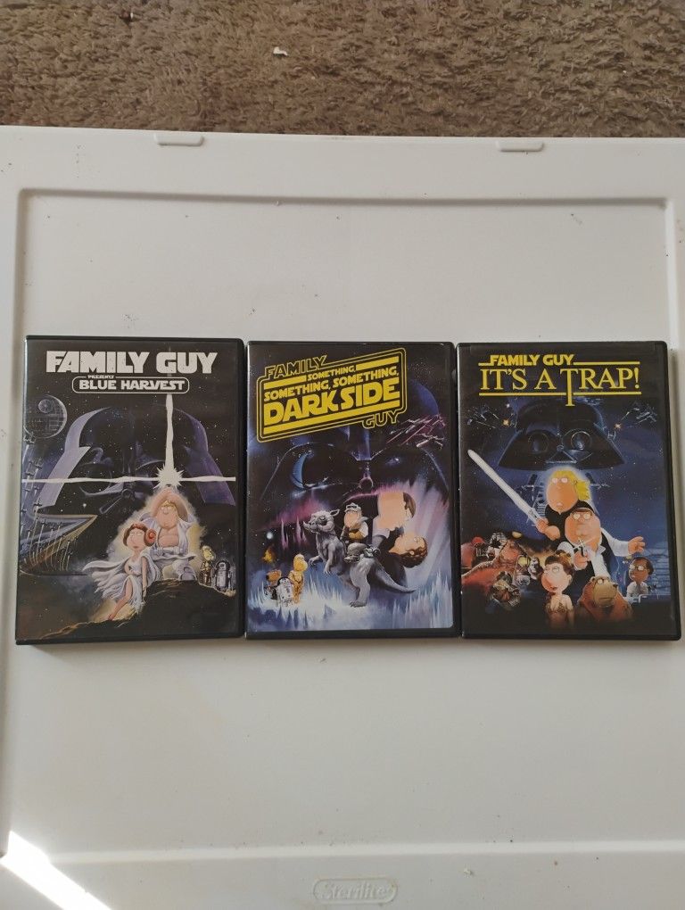 Family Guy Star Wars Trilogy DVD Set. Like New.