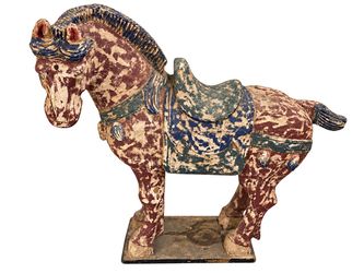 Large Decorative Horse Statue – 4 FT Wide