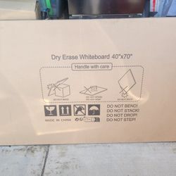 40" X 70" Dry Erase Whiteboard 