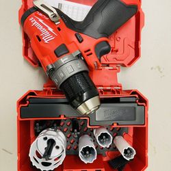 Milwaukee m12 fuel hammer drill with hole dozer (tool only)