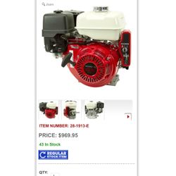4 Brand New Genuine Honda Engines