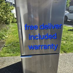 30 Days Warranty (Whirlpool Fridge Size 30w 30d 65.5h) I Can Help You With Free Delivery Within 10 Miles Distance 