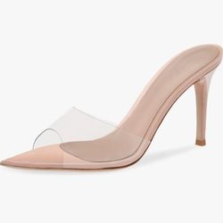 XINIUNIU Clear Mules 
