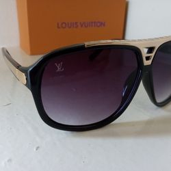 Gold Louis Vuitton Sunglasses 