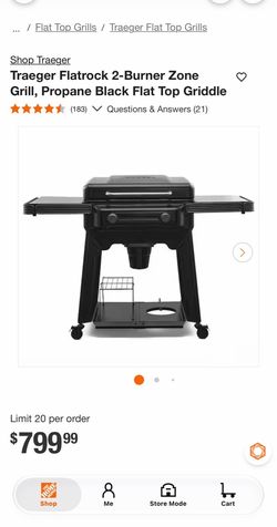 Traeger Flatrock 2-Burner Propane Flat Top Griddle