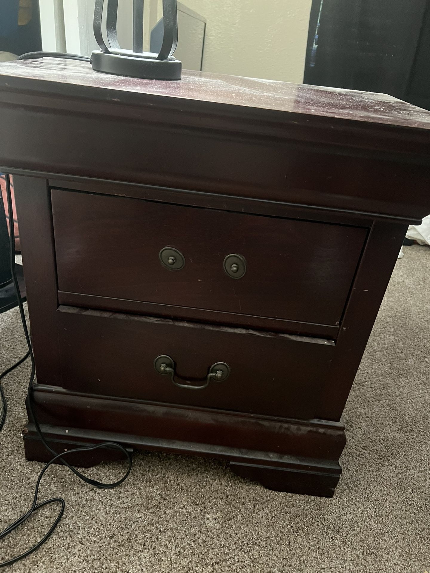 End Table 2 Drawer Set Of 2