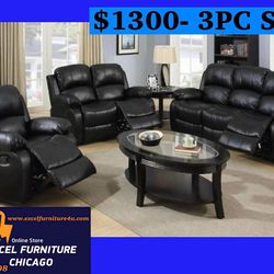 💥FREE DELIVERY💥Brand New  3PC Reclining Sofa Loveseat Chair Set