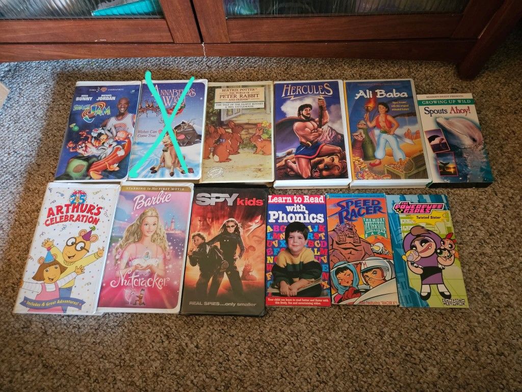 Kids VHS Tapes