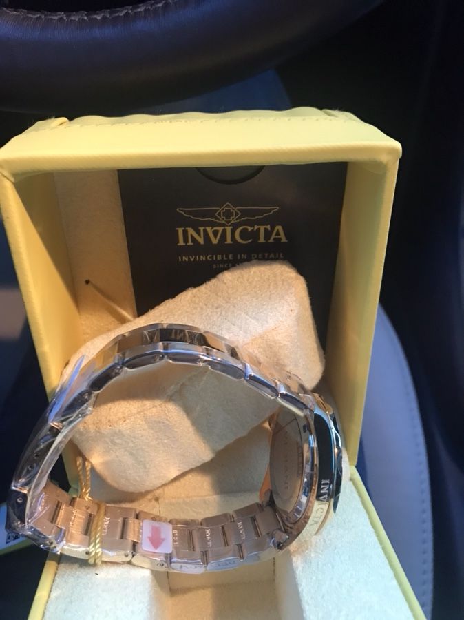 Invicta 18k gold plated watch! New with tags!! Jewelry & Accessories